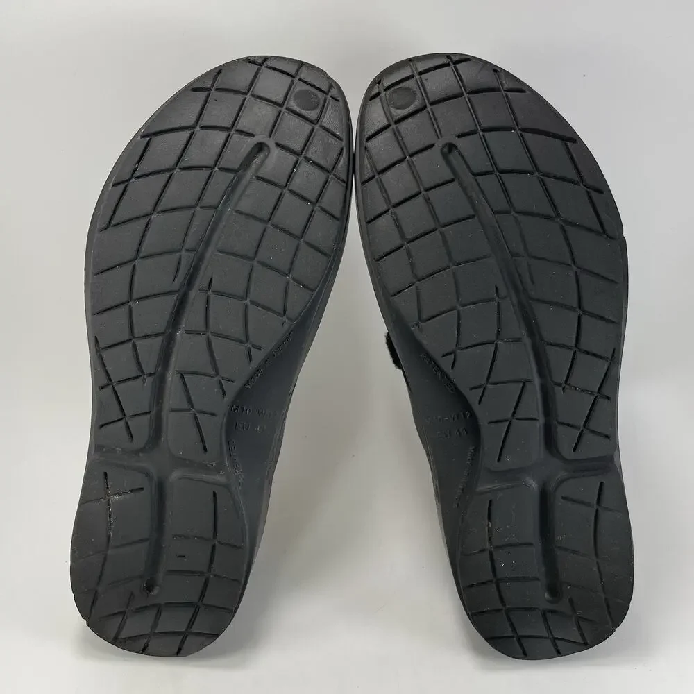 OOFOS OOcando Sport Black Unisex M10/W12 Recovery Comfort Closed Toe Clog